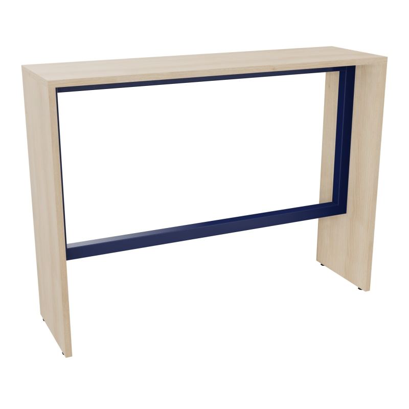 ELISA TABLE L140XP40XH105 PP2OBT PIEDS MÉLA ÉP25 CADRE MÉTAL REPOSE P.50X50 RZ X4