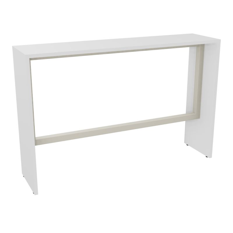 ELISA TABLE L160XP40XH105 PP2OBT PIEDS MÉLA ÉP25 CADRE MÉTAL REPOSE P.50X50 MG ZC