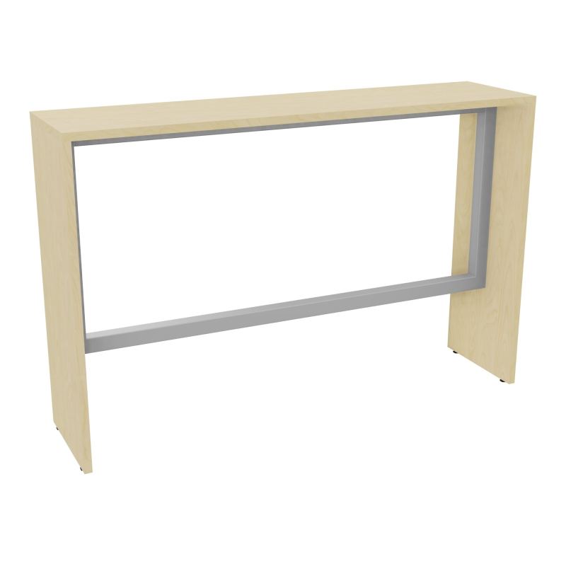 ELISA TABLE L160XP40XH105 PP2OBT PIEDS MÉLA ÉP25 CADRE MÉTAL REPOSE P.50X50 N8 SA