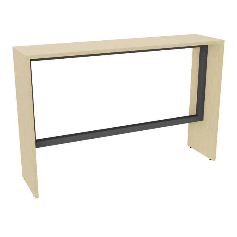 ELISA TABLE L160XP40XH105 PP2OBT PIEDS MÉLA ÉP25 CADRE MÉTAL REPOSE P.50X50 N8 SC
