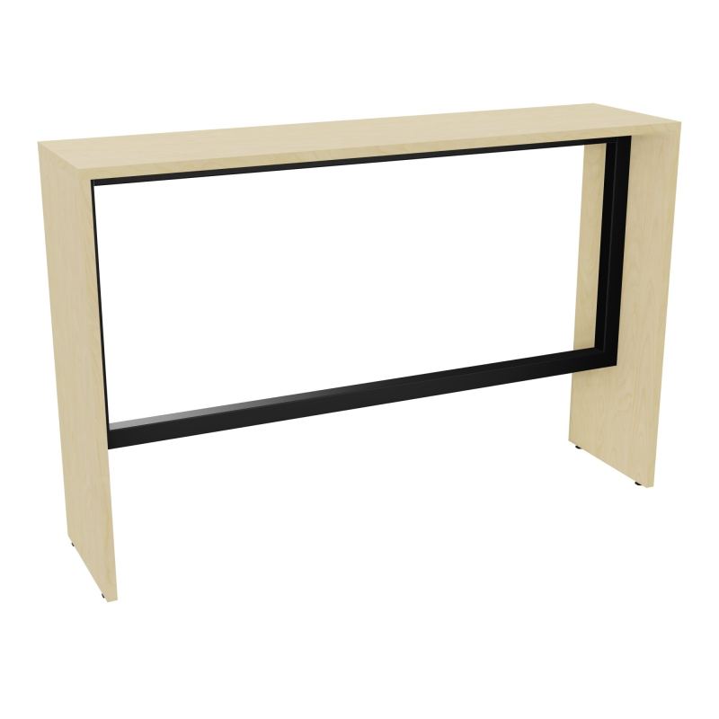 ELISA TABLE L160XP40XH105 PP2OBT PIEDS MÉLA ÉP25 CADRE MÉTAL REPOSE P.50X50 N8 SG