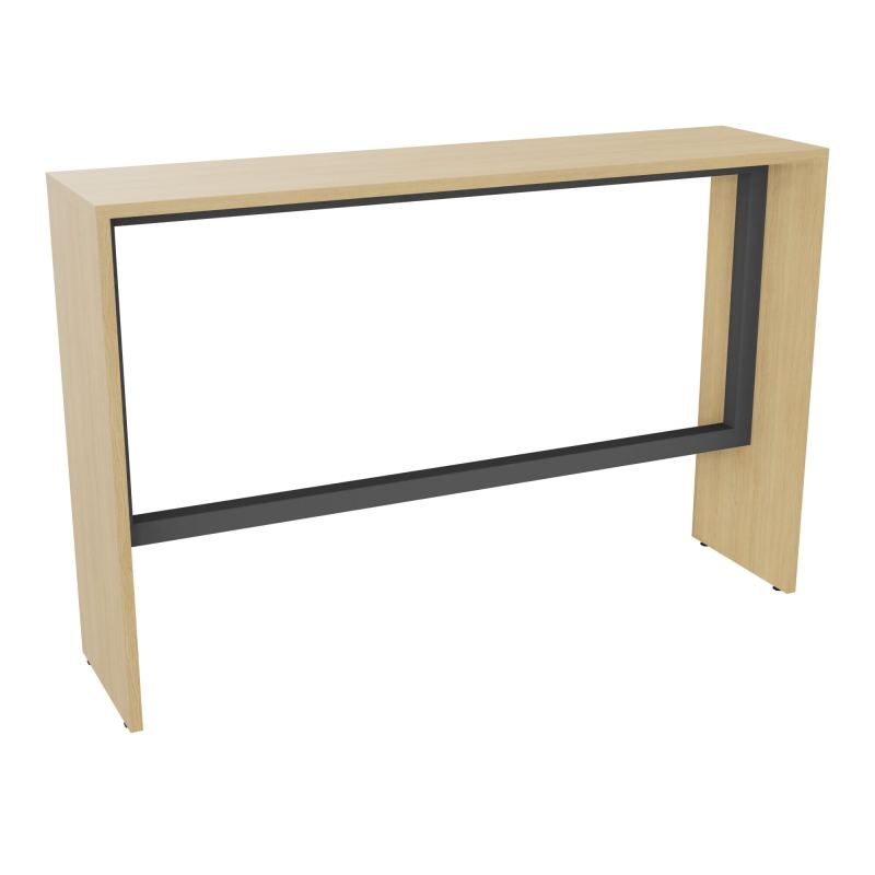 ELISA TABLE L160XP40XH105 PP2OBT PIEDS MÉLA ÉP25 CADRE MÉTAL REPOSE P.50X50 R1 SC