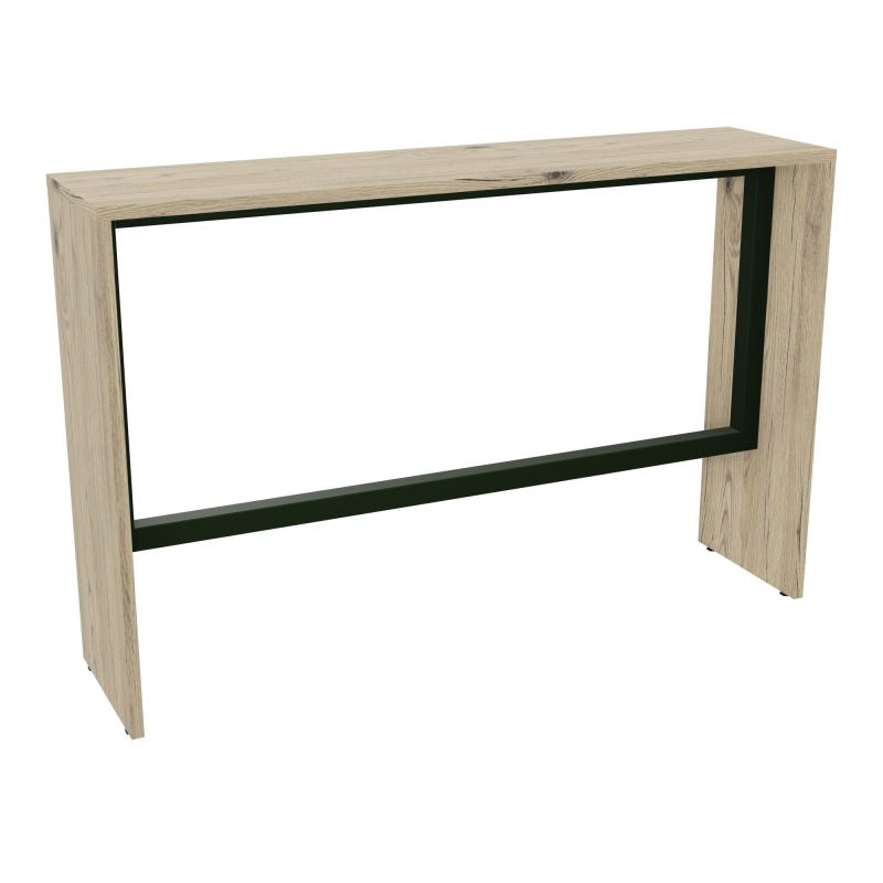 ELISA TABLE L160XP40XH105 PP2OBT PIEDS MÉLA ÉP25 CADRE MÉTAL REPOSE P.50X50 R3 ST