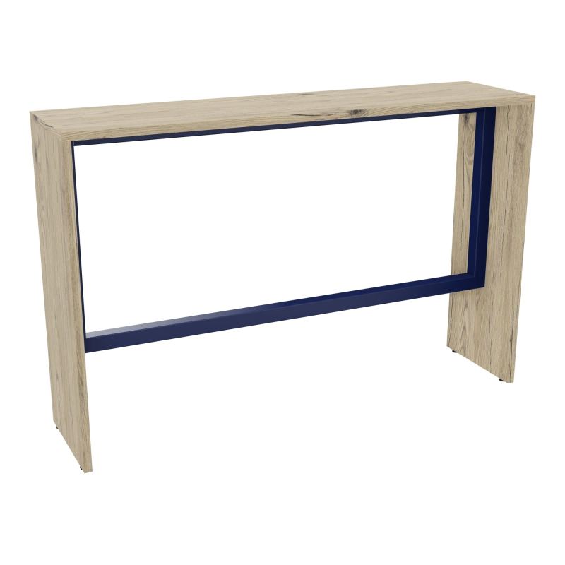 ELISA TABLE L160XP40XH105 PP2OBT PIEDS MÉLA ÉP25 CADRE MÉTAL REPOSE P.50X50 R3 X4