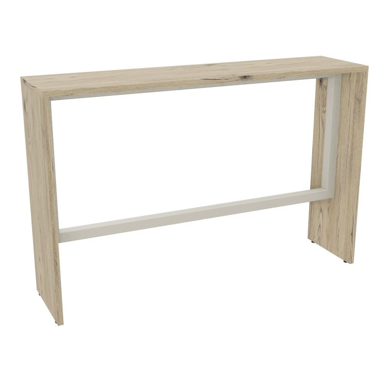 ELISA TABLE L160XP40XH105 PP2OBT PIEDS MÉLA ÉP25 CADRE MÉTAL REPOSE P.50X50 R3 ZC