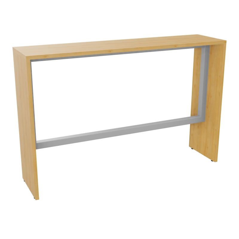 ELISA TABLE L160XP40XH105 PP2OBT PIEDS MÉLA ÉP25 CADRE MÉTAL REPOSE P.50X50 R5 SA
