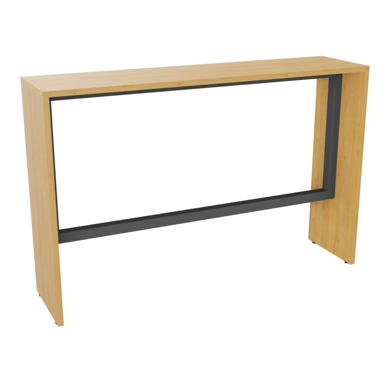 ELISA TABLE L160XP40XH105 PP2OBT PIEDS MÉLA ÉP25 CADRE MÉTAL REPOSE P.50X50 R5 SC