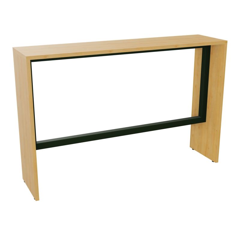 ELISA TABLE L160XP40XH105 PP2OBT PIEDS MÉLA ÉP25 CADRE MÉTAL REPOSE P.50X50 R5 ST