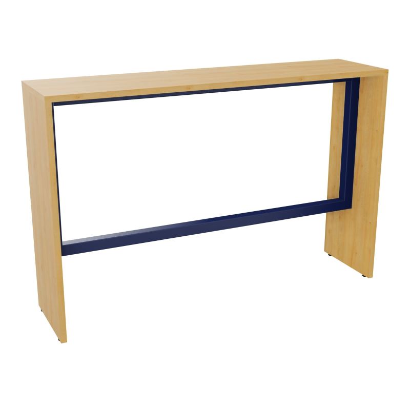 ELISA TABLE L160XP40XH105 PP2OBT PIEDS MÉLA ÉP25 CADRE MÉTAL REPOSE P.50X50 R5 X4