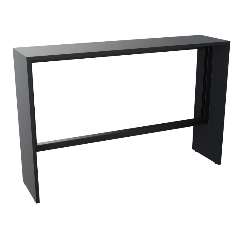 ELISA TABLE L160XP40XH105 PP 2OBT PIEDS MÉLA ÉP25 CADRE MÉTAL REPOSE P.50X50 R9 SG