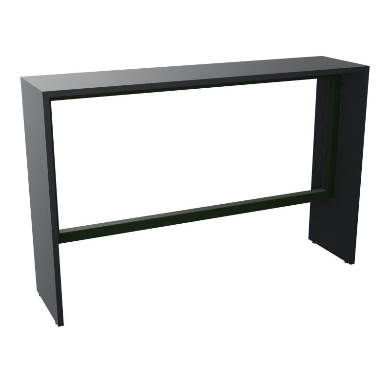 ELISA TABLE L160XP40XH105 PP 2OBT PIEDS MÉLA ÉP25 CADRE MÉTAL REPOSE P.50X50 R9 ST
