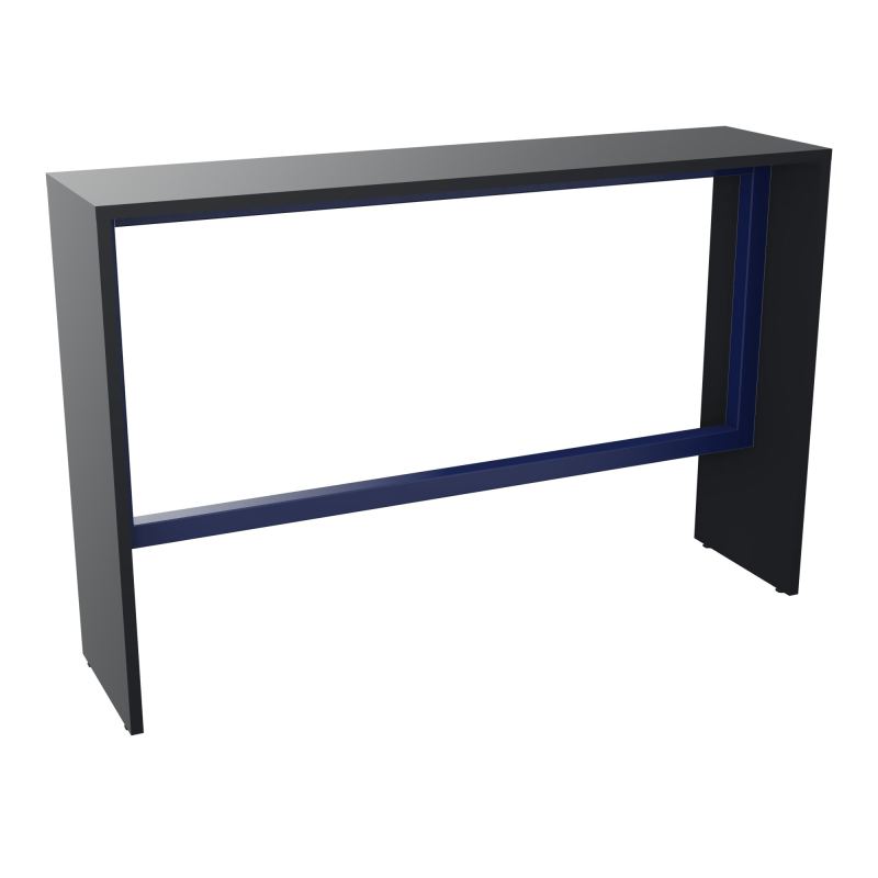 ELISA TABLE L160XP40XH105 PP 2OBT PIEDS MÉLA ÉP25 CADRE MÉTAL REPOSE P.50X50 R9 X4