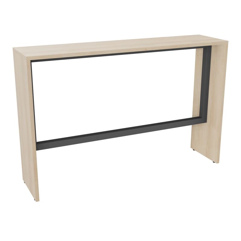 ELISA TABLE L160XP40XH105 PP2OBT PIEDS MÉLA ÉP25 CADRE MÉTAL REPOSE P.50X50 RZ SC