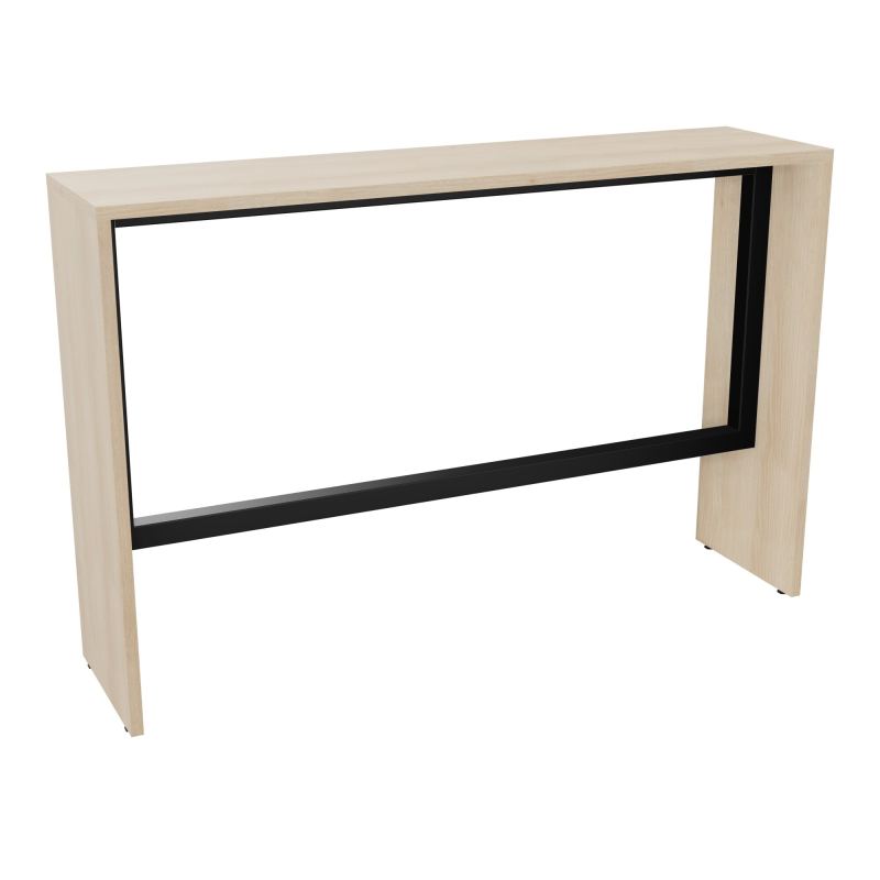 ELISA TABLE L160XP40XH105 PP2OBT PIEDS MÉLA ÉP25 CADRE MÉTAL REPOSE P.50X50 RZ SG