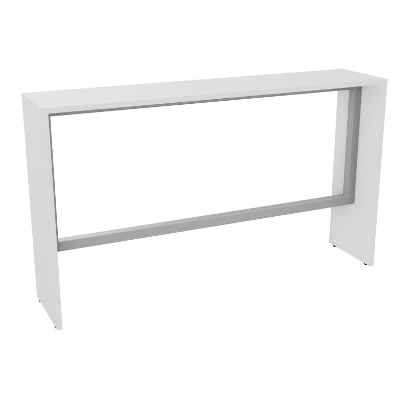 ELISA TABLE L180XP40XH105 PP 2OBT PIEDS MÉLA ÉP25 CADRE MÉTAL REPOSE P.50X50 MG SA