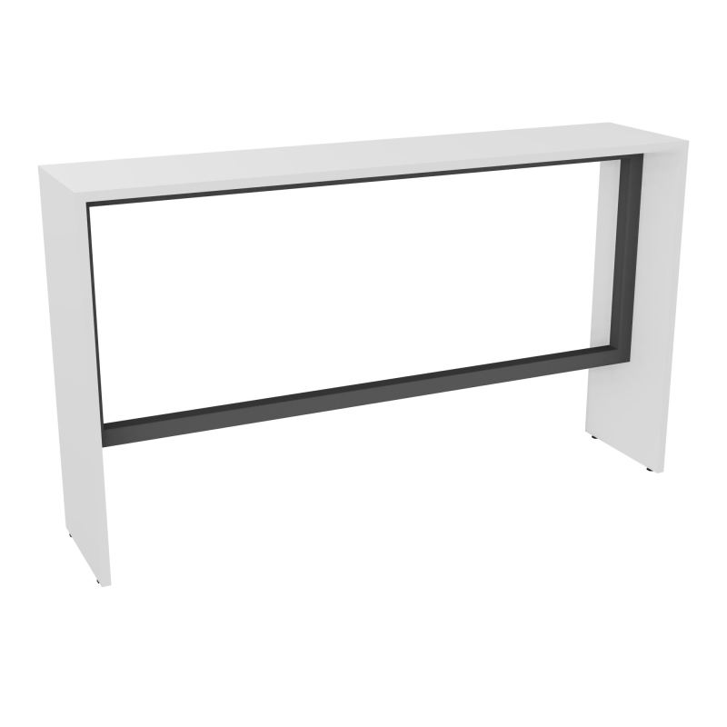 ELISA TABLE L180XP40XH105 PP2OBT PIEDS MÉLA ÉP25 CADRE MÉTAL REPOSE P.50X50 MG SC