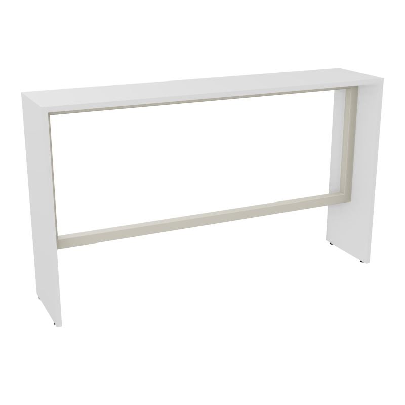 ELISA TABLE L180XP40XH105 PP2OBT PIEDS MÉLA ÉP25 CADRE MÉTAL REPOSE P.50X50 MG ZC