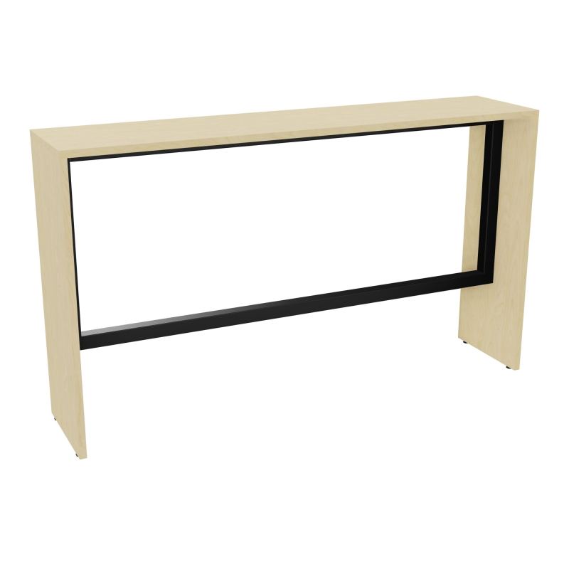 ELISA TABLE L180XP40XH105 PP2OBT PIEDS MÉLA ÉP25 CADRE MÉTAL REPOSE P.50X50 N8 SG