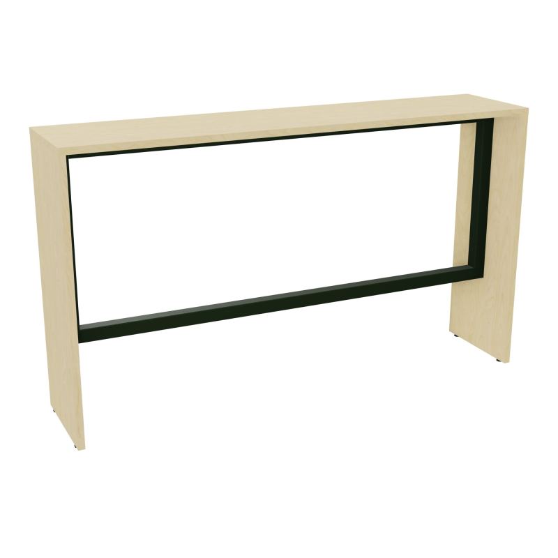 ELISA TABLE L180XP40XH105 PP2OBT PIEDS MÉLA ÉP25 CADRE MÉTAL REPOSE P.50X50 N8 ST