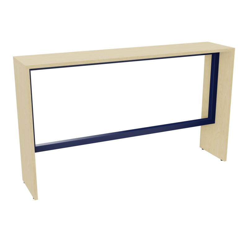 ELISA TABLE L180XP40XH105 PP2OBT PIEDS MÉLA ÉP25 CADRE MÉTAL REPOSE P.50X50 N8 X4