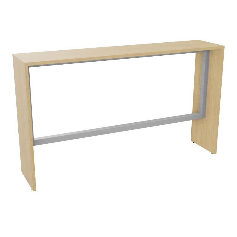 ELISA TABLE L180XP40XH105 PP 2OBT PIEDS MÉLA ÉP25 CADRE MÉTAL REPOSE P.50X50 R1 SA