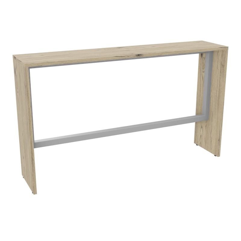 ELISA TABLE L180XP40XH105 PP 2OBT PIEDS MÉLA ÉP25 CADRE MÉTAL REPOSE P.50X50 R3 SA