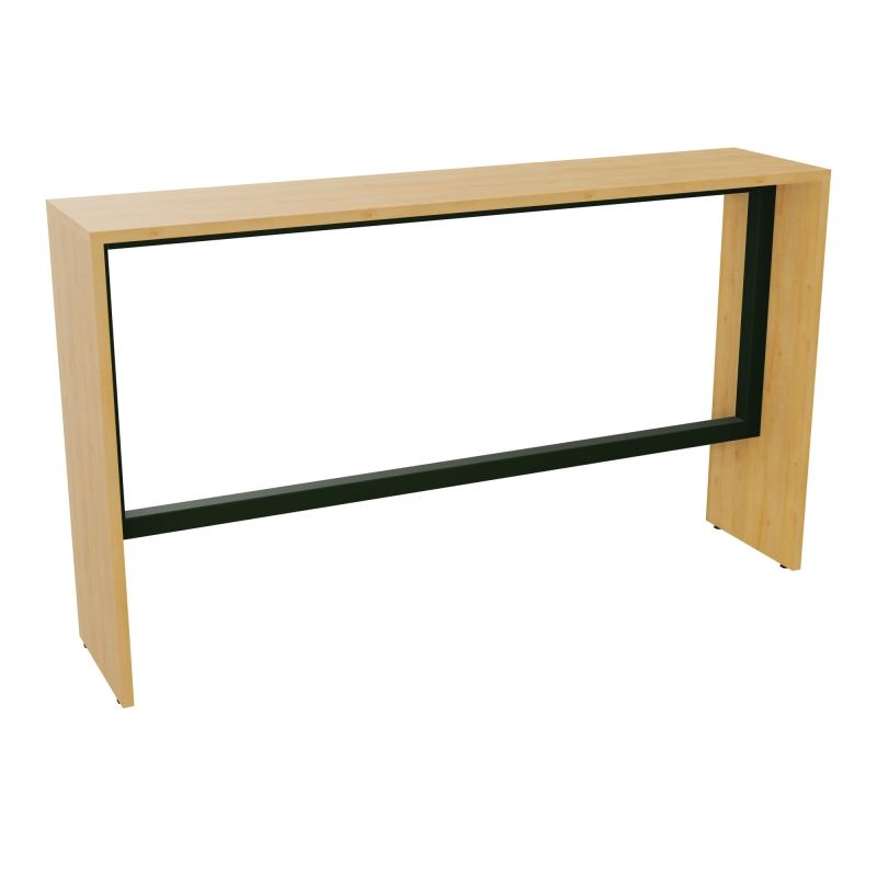 ELISA TABLE L180XP40XH105 PP2OBT PIEDS MÉLA ÉP25 CADRE MÉTAL REPOSE P.50X50 R5 ST
