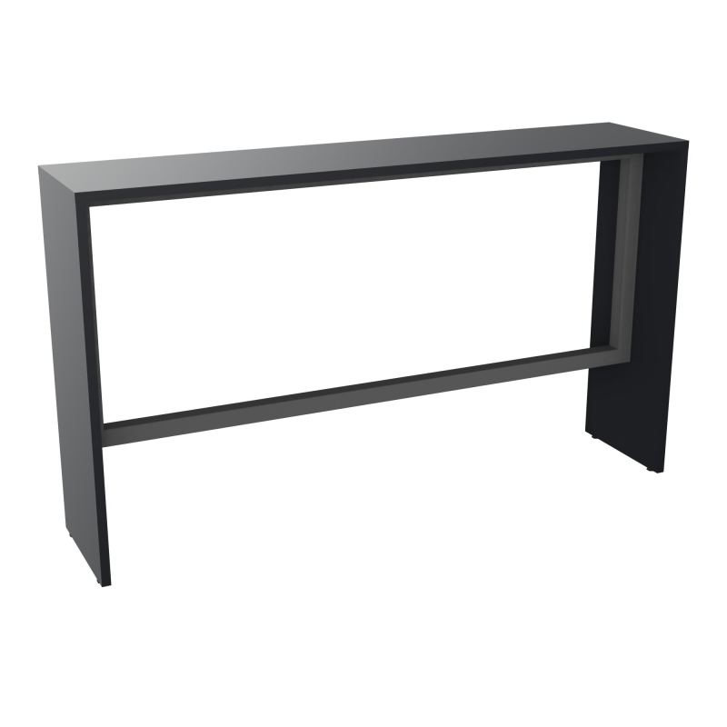 ELISA TABLE L180XP40XH105 PP 2OBT PIEDS MÉLA ÉP25 CADRE MÉTAL REPOSE P.50X50 R9 SC