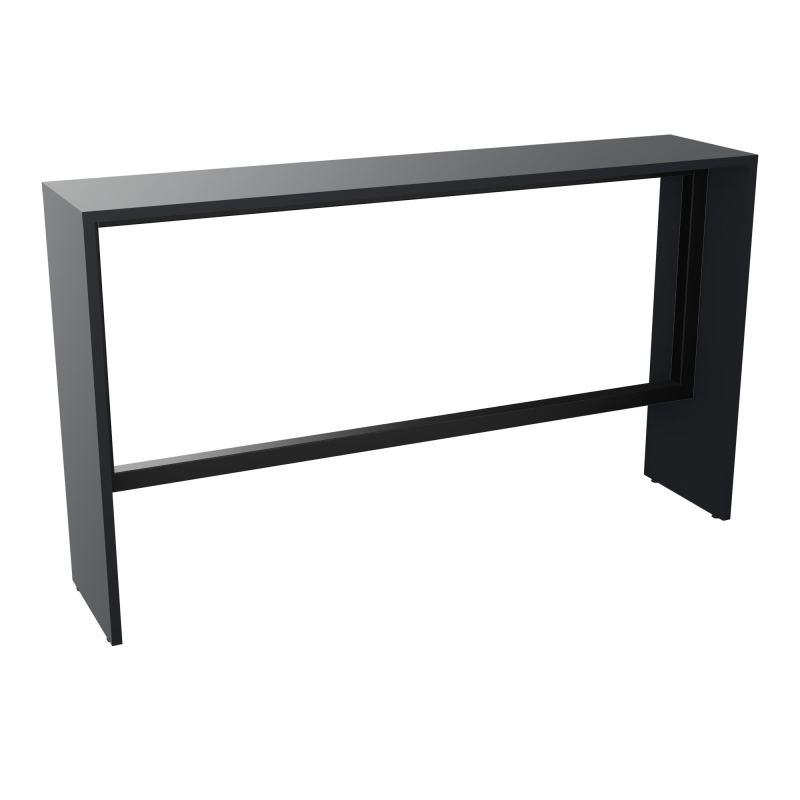 ELISA TABLE L180XP40XH105 PP 2OBT PIEDS MÉLA ÉP25 CADRE MÉTAL REPOSE P.50X50 R9 SG