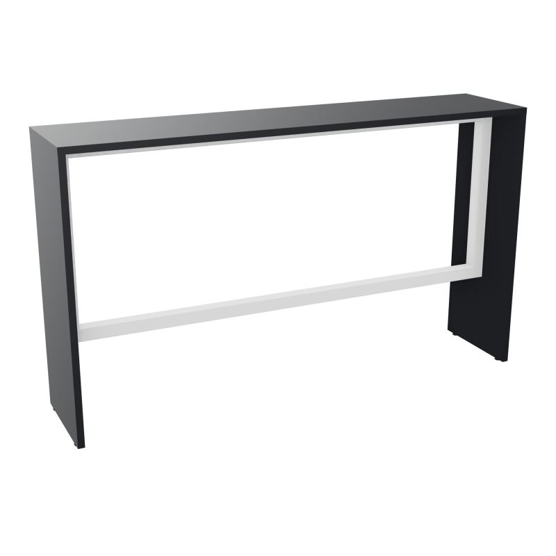 ELISA TABLE L180XP40XH105 PP 2OBT PIEDS MÉLA ÉP25 CADRE MÉTAL REPOSE P.50X50 R9 SO