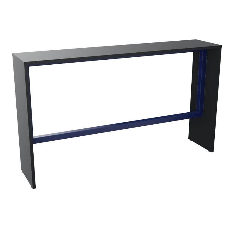 ELISA TABLE L180XP40XH105 PP 2OBT PIEDS MÉLA ÉP25 CADRE MÉTAL REPOSE P.50X50 R9 X4