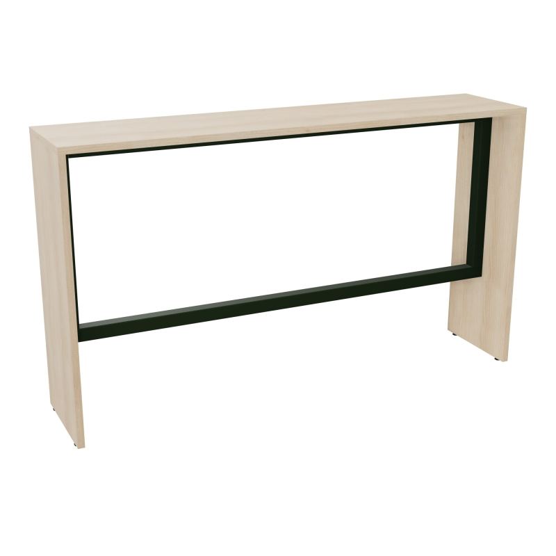 ELISA TABLE L180XP40XH105 PP2OBT PIEDS MÉLA ÉP25 CADRE MÉTAL REPOSE P.50X50 RZ ST