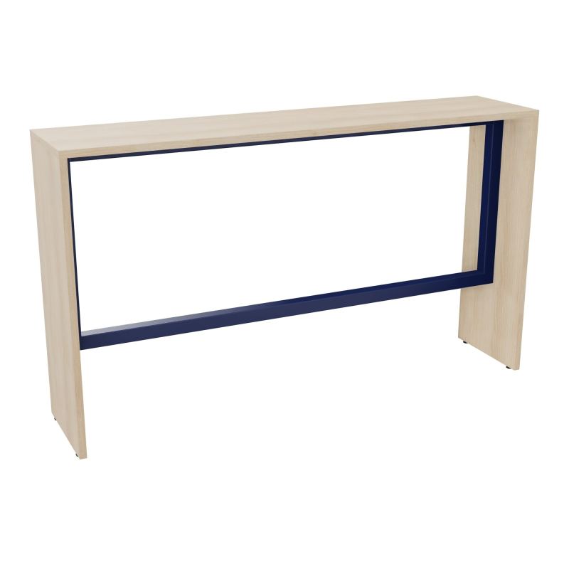ELISA TABLE L180XP40XH105 PP2OBT PIEDS MÉLA ÉP25 CADRE MÉTAL REPOSE P.50X50 RZ X4