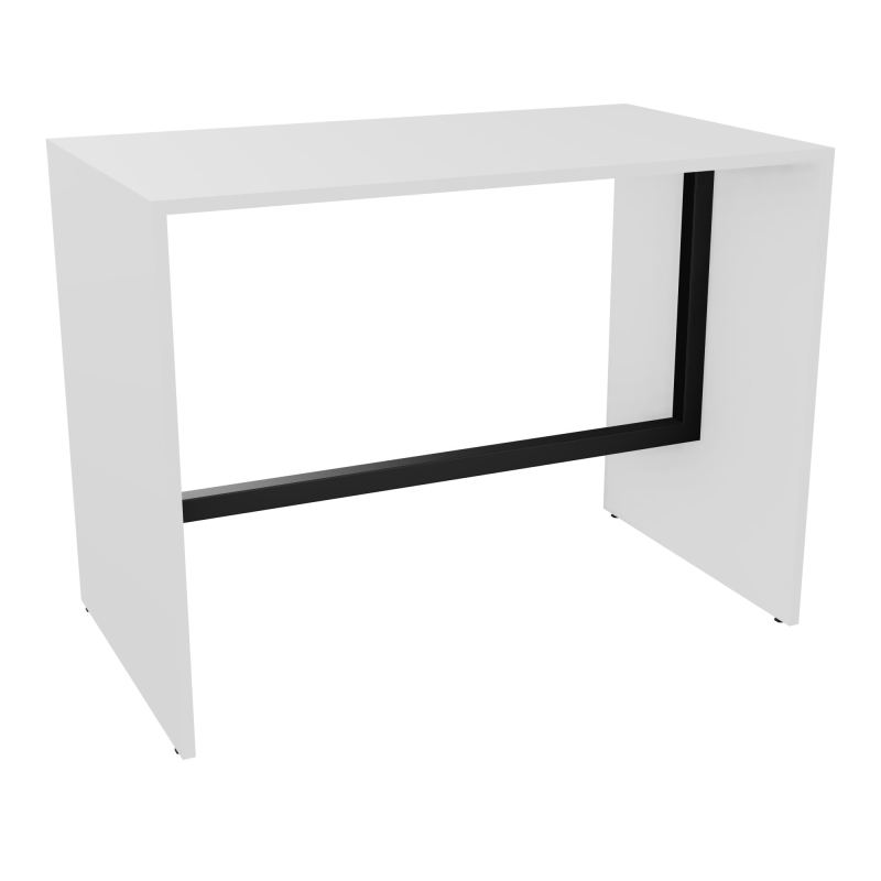 ELISA TABLE L140XP80XH105 NU PIED MÉLA ÉP25 CADRE MÉTAL REPOSE P.50X50 MG SG