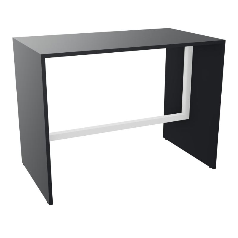 ELISA TABLE L140XP80XH105 NU PIED MÉLA ÉP25 CADRE MÉTAL REPOSE P.50X50 R9 SO