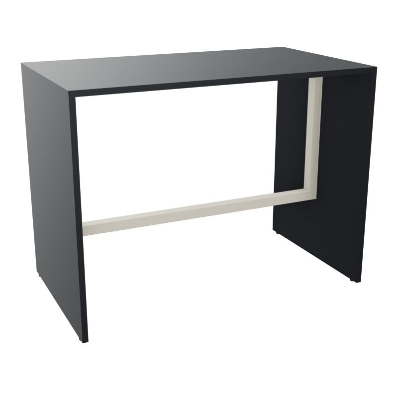 ELISA TABLE L140XP80XH105 NU PIED MÉLA ÉP25 CADRE MÉTAL REPOSE P.50X50 R9 ZC