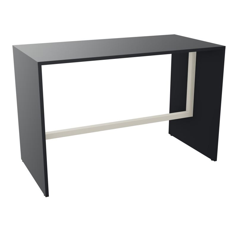 ELISA TABLE L160XP80XH105 NU PIED MÉLA ÉP25 CADRE MÉTAL REPOSE P.50X50 R9 ZC