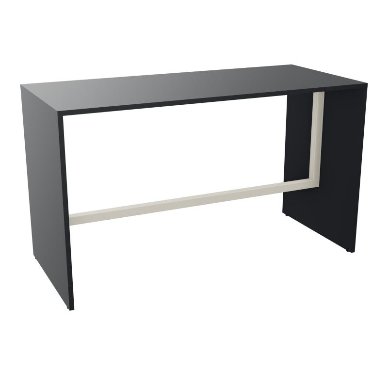 ELISA TABLE L180XP80XH105 NU PIED MÉLA ÉP25 CADRE MÉTAL REPOSE P.50X50 R9 ZC