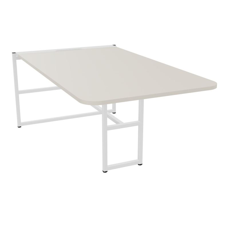 TABLE ALMA H74CM ÉP25 MM L98XP180+GOULOTTE+CAPOT PIVOTANT+GAINE ZIPPÉE LONG 75 CM N5 ZO
