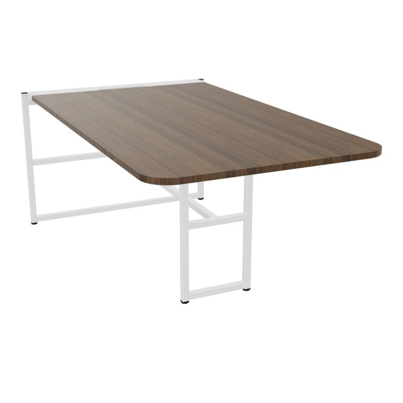 TABLE ALMA H74CM ÉP25 MM L98XP180+GOULOTTE+CAPOT PIVOTANT+GAINE ZIPPÉE LONG 75 CM N6 ZO