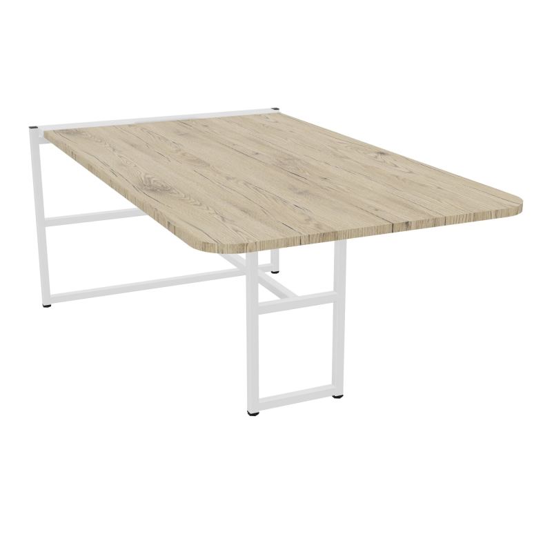 TABLE ALMA H74CM ÉP25 MM L98XP180+GOULOTTE+CAPOT PIVOTANT+GAINE ZIPPÉE LONG 75 CM R3 ZO