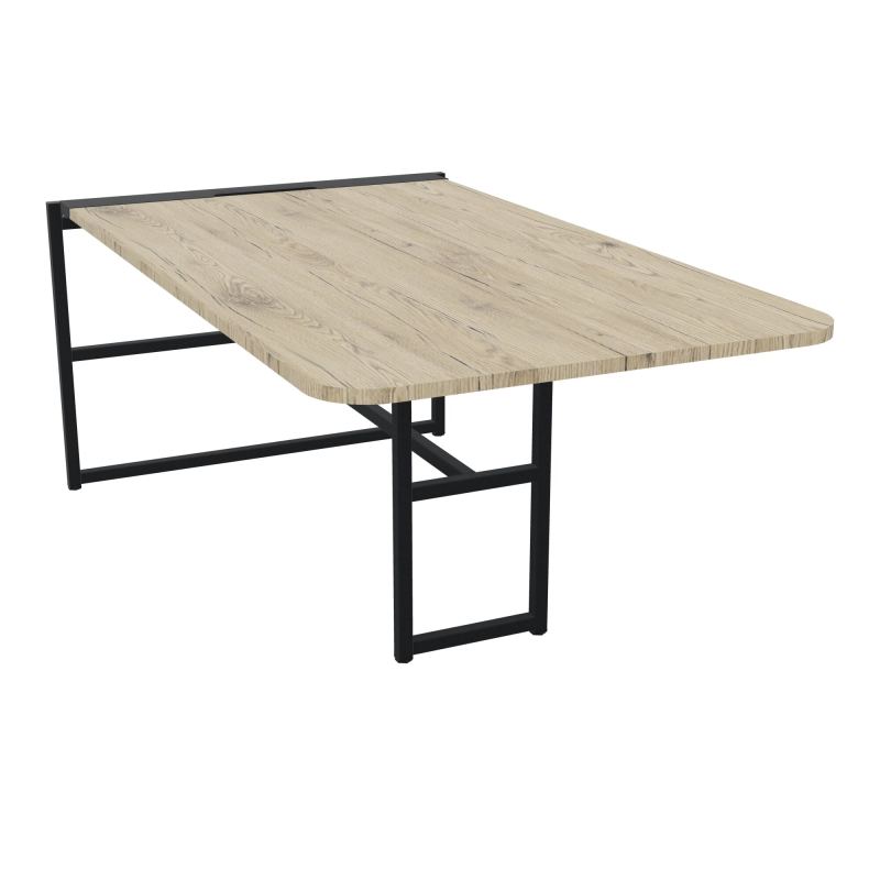 TABLE ALMA H74CM ÉP25 MM L98XP180+GOULOTTE+CAPOT PIVOTANT+GAINE ZIPPÉE LONG 75 CM R3 ZP