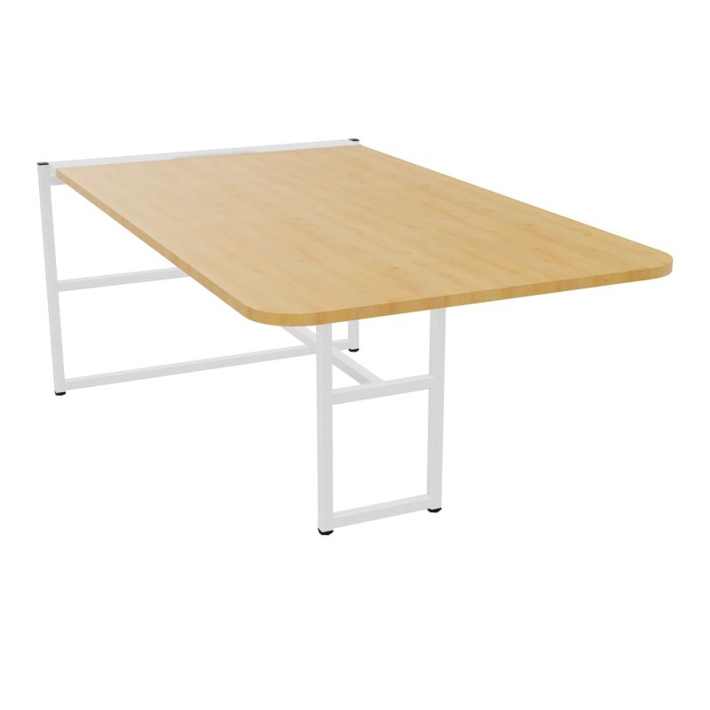 TABLE ALMA H74CM ÉP25 MM L98XP180+GOULOTTE+CAPOT PIVOTANT+GAINE ZIPPÉE LONG 75 CM R5 ZO