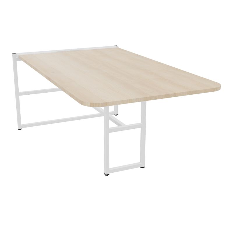 TABLE ALMA H74CM ÉP25 MM L98XP180+GOULOTTE+CAPOT PIVOTANT+GAINE ZIPPÉE LONG 75 CM RZ ZO