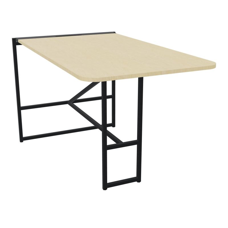 TABLE ALMA H105CM ÉP25 MM L98XP180+GOULOTTE+CAPOT PIVOTANT+GAINE ZIPPÉE LONG 150 CM N8 ZP